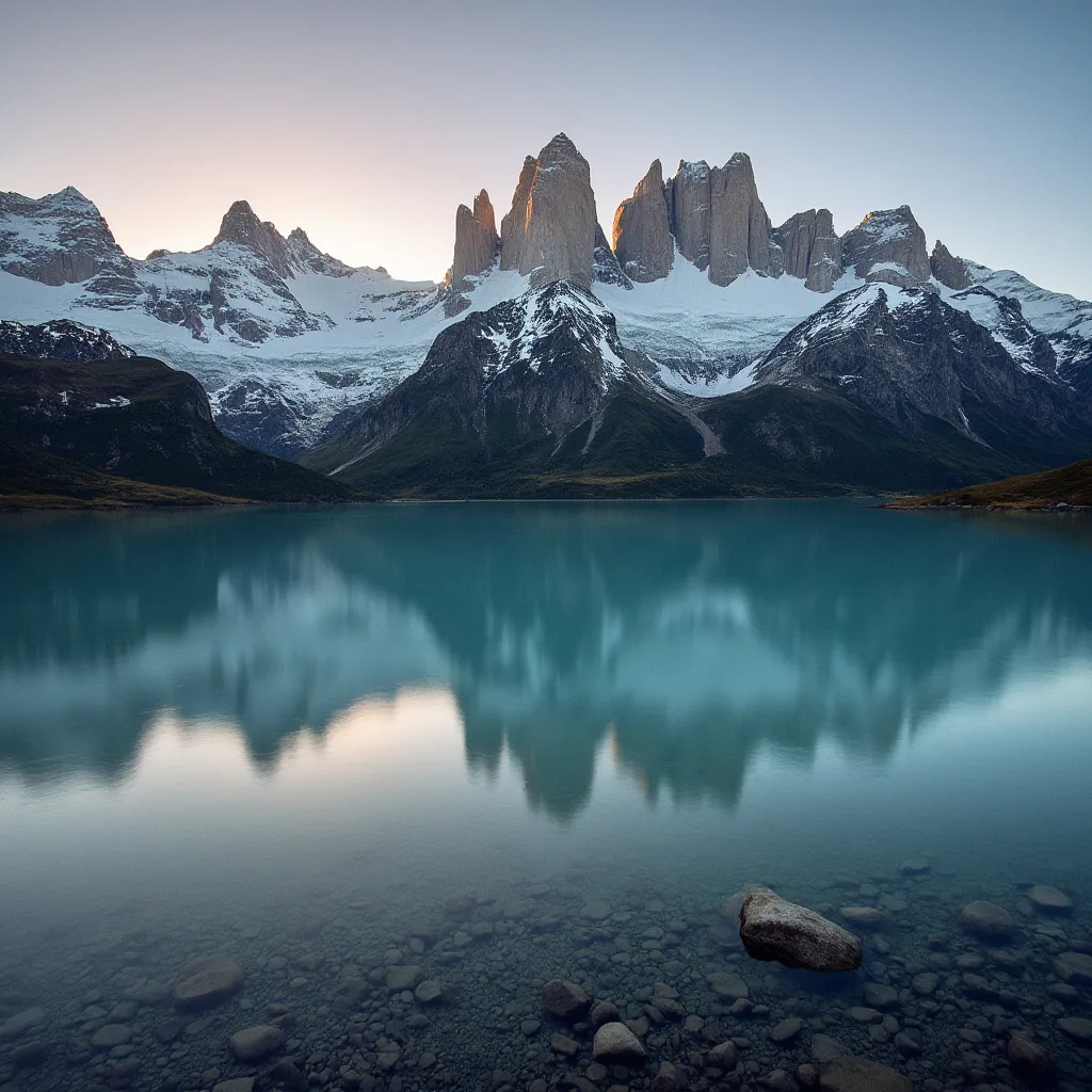 Montañas imponentes en la Patagonia Argentina